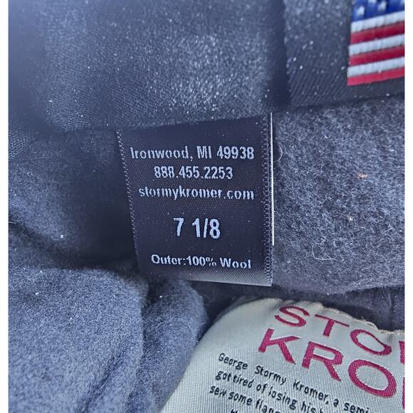 Stormy Kromer 1903 Mercantile Rancher Cap - Sz 7 1/8 Wool USA - Picture 7 of 7